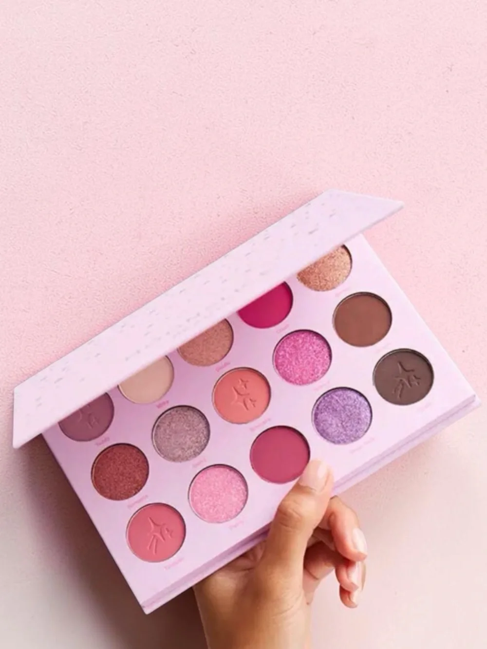 MOONSLICE Beauty 15 Pan Eyeshadow Palette Pink Shimmer NIB Makeup Beauty
